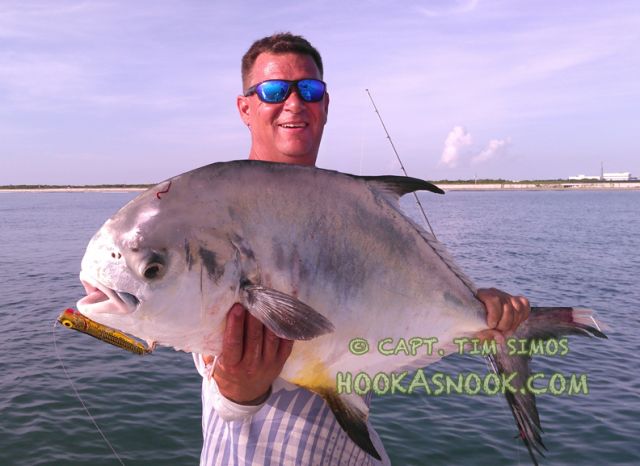 Huge permit - Vero Beach fishing guide